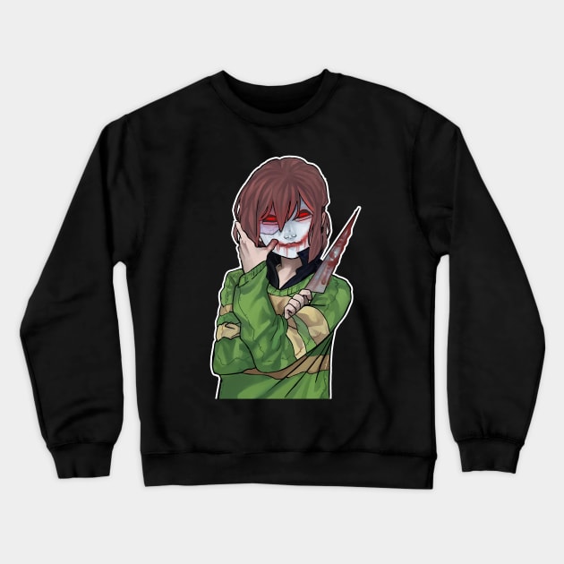 Chara Sally Face au Crewneck Sweatshirt by WiliamGlowing